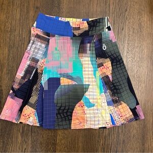 Dona Jo Abstract Print Women's Skort